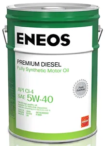 ENEOS 8809478942827 5W-40 Premium Diesel CI-4 20л (синт. мотор. масло)