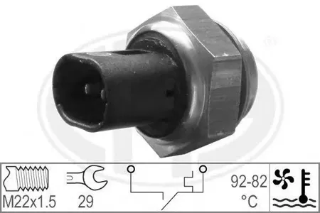ERA 330181 Датчик включение вентилятора Renault