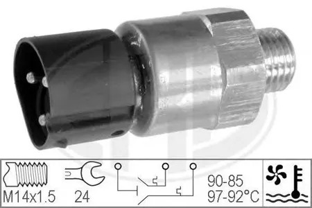 ERA 330208 Датчик включение вентилятора BMW E30E36E34E32