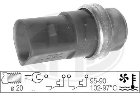 ERA 330231 Датчик включение вентилятора Audi A4A6 VW Passat 98-05