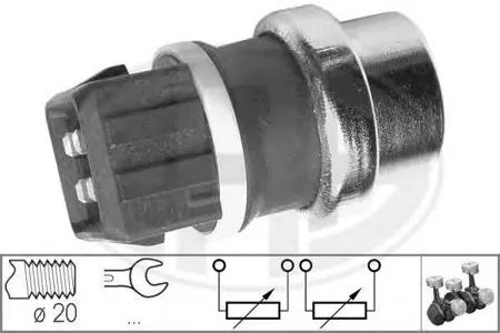 ERA 330287 Датчик температуры ература ОЖ VW Golf IIIII Passat T4