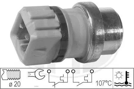 ERA 330288 Датчик температуры охлаждающей жидкости VW Sharan T4