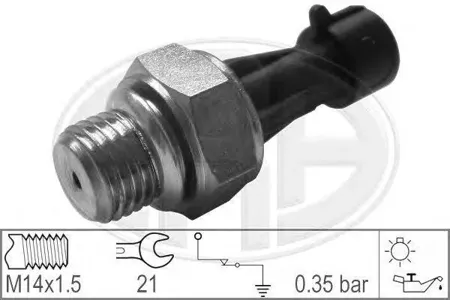 ERA 330340 Датчик давление масла Opel Astra HJ Diesel