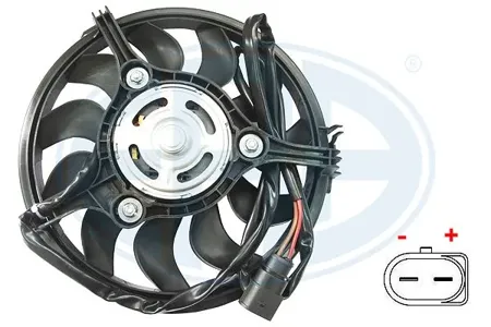 ERA 352026 Вентилятор охлаждения радиатора Audi A4A6A8 VW Passat 97-05