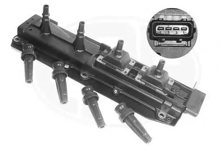 ERA 880086 Катушка зажигания Citroen XANTIA Peugeot 306 406 605 806