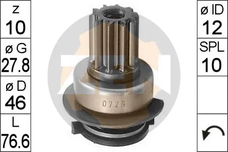 ERA ZN0729 Бендикс VW Passat