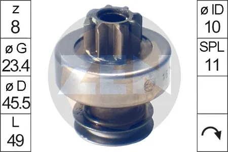 ERA ZN1674 Бендикс Renault Duster Logan 10-04- 1.61.4