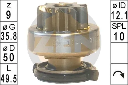 ERA ZN1790 Бендикс стартера