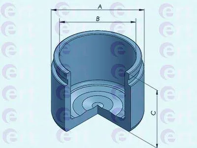 ERT 150928C Поршень суппорта Mazda 6 1.8 (02-07) d57mm 150928-C