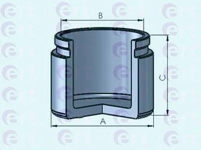 ERT 151176C Поршень суппорта Hyundai Sonata VI (YF) 2.02.4 (09-) d60,5mm 151176-C