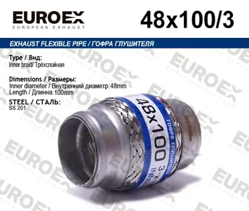 EUROEX 48X1003 Гофра глушителя