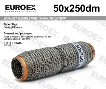EUROEX 50X250DM Гофра глушителя