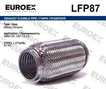 EUROEX LFP87 Гофра глушителя (Interlock)