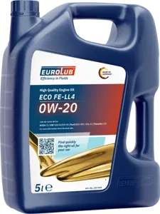 EUROLUB 215005 Масло моторное EUROLUB ECO FE LL4 C5 0W20 синт.5л