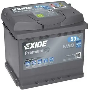 EXIDE EA530 Аккумулятор premeium 19.517.9 евро 53Ah 540A 207175190 CARBON BOOST