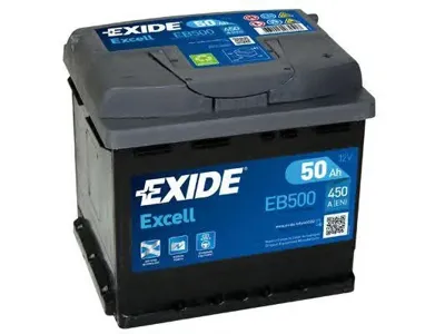 EXIDE EB500 Аккумулятор Excell 19.517.9 евро 50Ah 450A 207175190