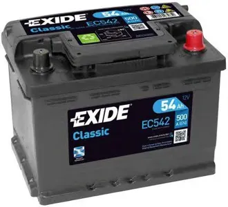 EXIDE EC542 Аккумулятор Classic 19.517.9 евро 54Ah 500A 242175175