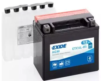EXIDE ETX14LBS Аккумулятор евро ETX14L-BS 12AH 200A