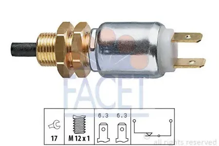 FACET 71014 Выключатель фонаря сигнала торм. Mercedes 208-310D 85-96