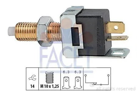 FACET 71017 Датчик стоп сигнала Kia Rio Sportage Mazda 323626 Mitsubishi Colt Galant Lancer