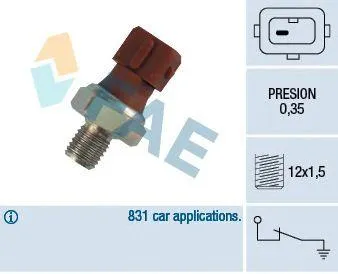 FAE 12410 Датчик давления масла