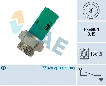 FAE 12520 Датчик давления масла