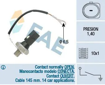 FAE 12896 Датчик давления масла