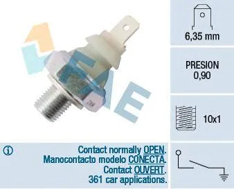 FAE 12930 Датчик давления масла