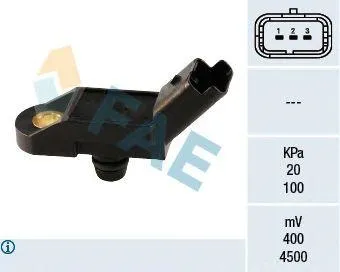 FAE 15009 Датчик давления Fiat