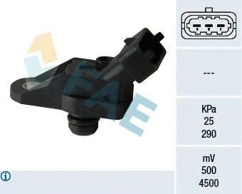 FAE 15053 Датчик давления воздуха Opel