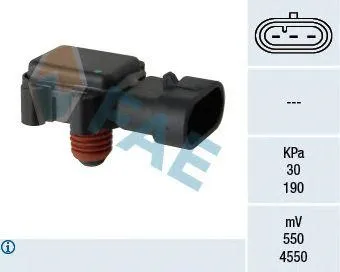 FAE 15079 Датчик давления воздуха Opel