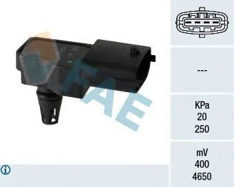 FAE 15097 Датчик давления воздуха Fiat Ducato