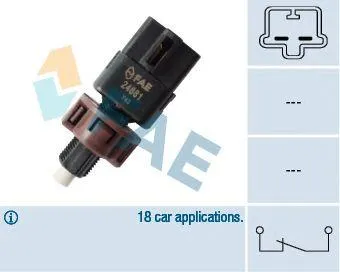 FAE 24681 Датчик стоп сигнала PSA