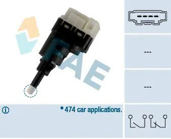 FAE 24761 Датчик стоп сигнала