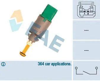 FAE 24900 Датчик стоп сигнала Renaul Nissan