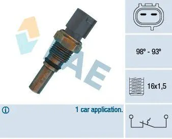 FAE 36550 Датчик включения вентилятора