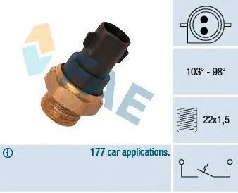 FAE 37290 Датчик включения вентилятора