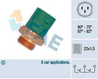 FAE 38165 Датчик включения вентилятора
