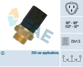 FAE 38185 Датчик включения вентилятора