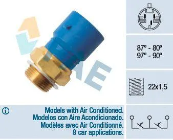 FAE 38245 Датчик включения вентилятора