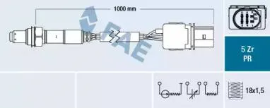 FAE 75035 Термовыключатель, вентилятор радиатора