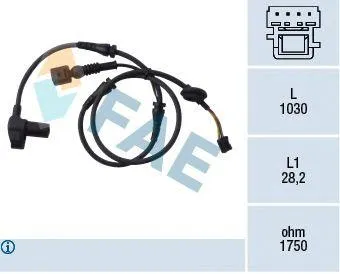 FAE 78004 Датчик abs Audi