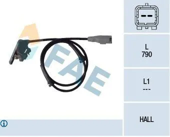 FAE 78080 Датчик abs Peugeot