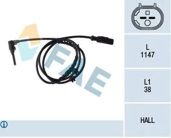 FAE 78084 Датчик ABS Fiat