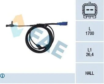 FAE 78098 Датчик abs Citroen