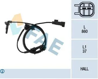 FAE 78111 Датчик ABS Chevrolet