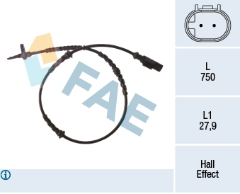 FAE 78265 Датчик ABS