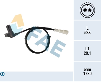 FAE 78415 Датчик ABS 