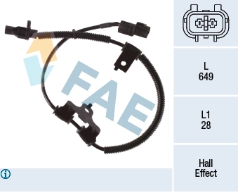 FAE 78478 Датчик abs