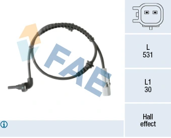FAE 78520 Датчик ABS GM